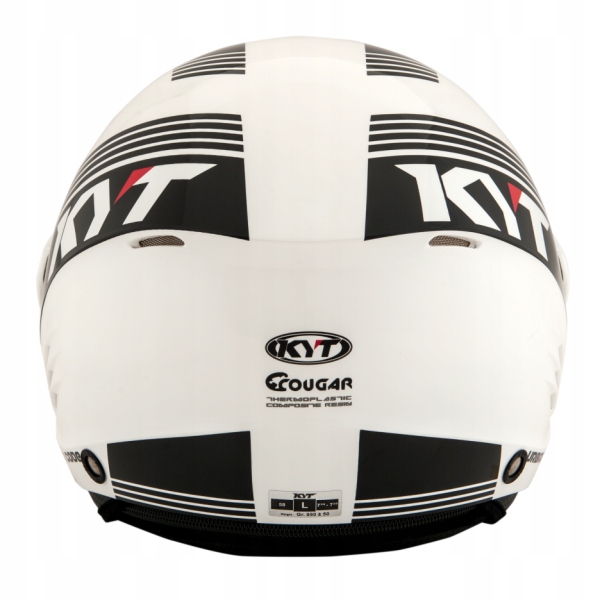 Moto prilba KYT COUGAR URBAN CODE biela - L.