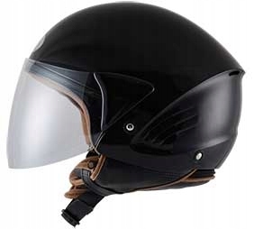 Čierna moto prilba KYT COUGAR - XL