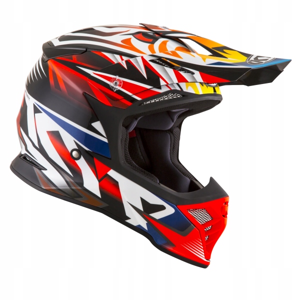 Moto prilba KYT SKYHAWK TEMPER červená - M