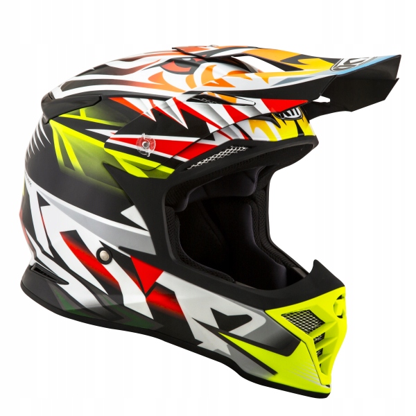 Moto prilba KYT SKYHAWK TEMPER žltá fluo - S