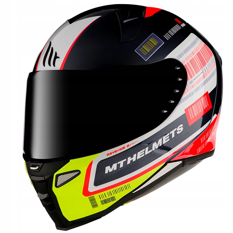 Moto prilba MT HELMY REVENGE 2 RS FLUO L