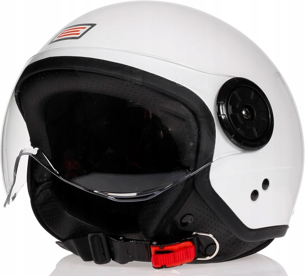 Moto prilba ORIGINE NEON WHITE JET LIGHT S