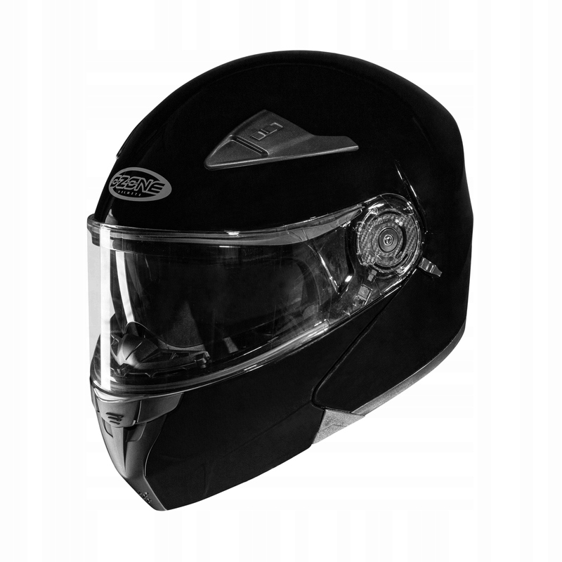 Moto prilba Ozone Flip Up Wind Gloss Blk XXL
