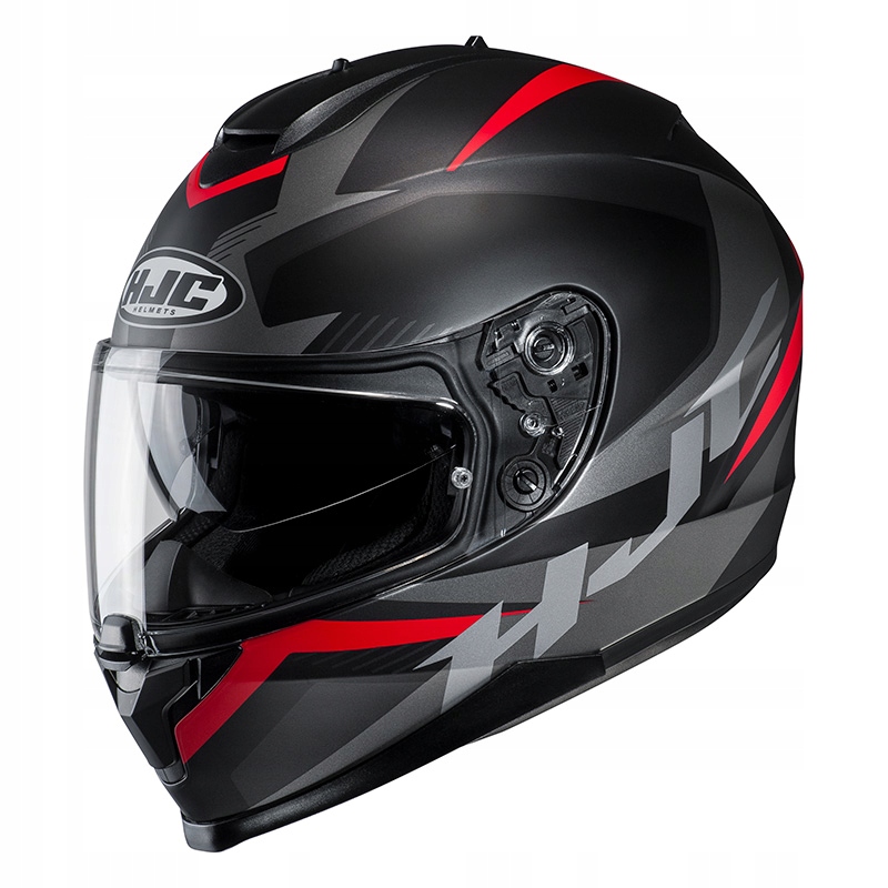 Moto prilba S BLENDOM HJC C70 TROKY RED matná M