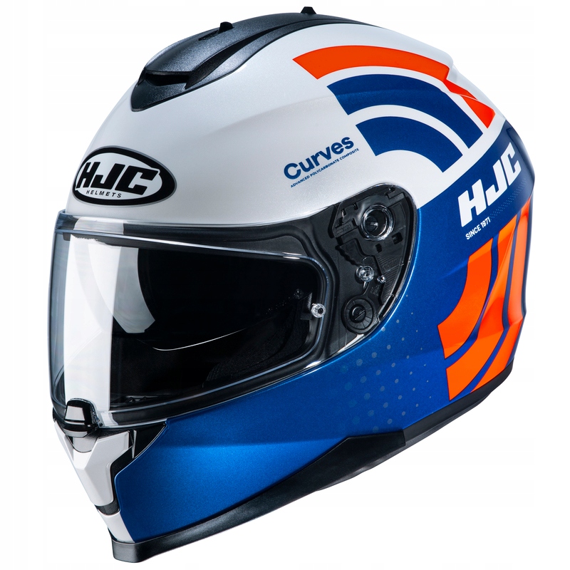 Moto prilba HJC C70 MODRÁ / BIELA / ČERVENÁ S.