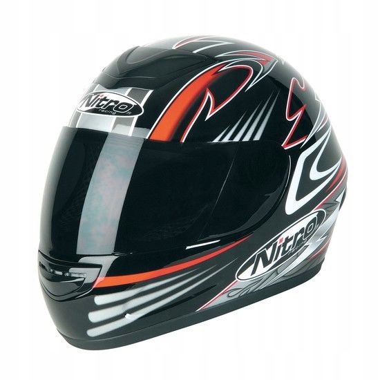 Prilba NITRO N1410-VX čierna červená XL