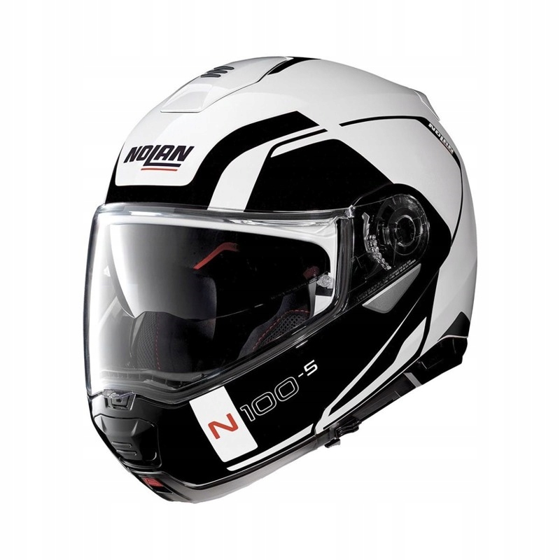 Prilba NOLAN N100-5 CLASSIC N-COM biela GW 5L S
