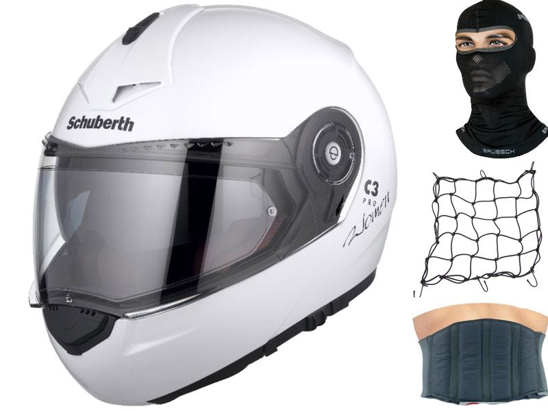 Prilba SCHUBERTH C3 PRO ŽENY lesklá biela veľkosť Ľ