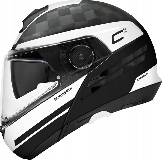 Prilba SCHUBERTH C4 PRO CARBON TEMPEST WHITE. XL