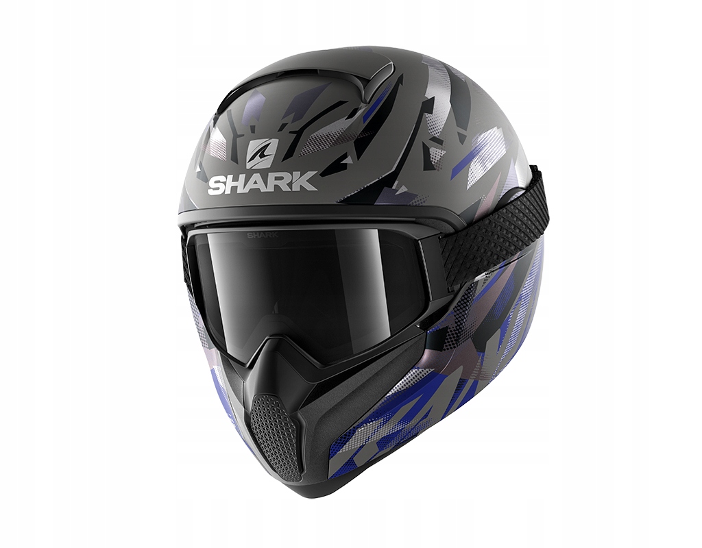SHARK VANCORE 2 KANLJI BLUE prilba L enduro okuliare