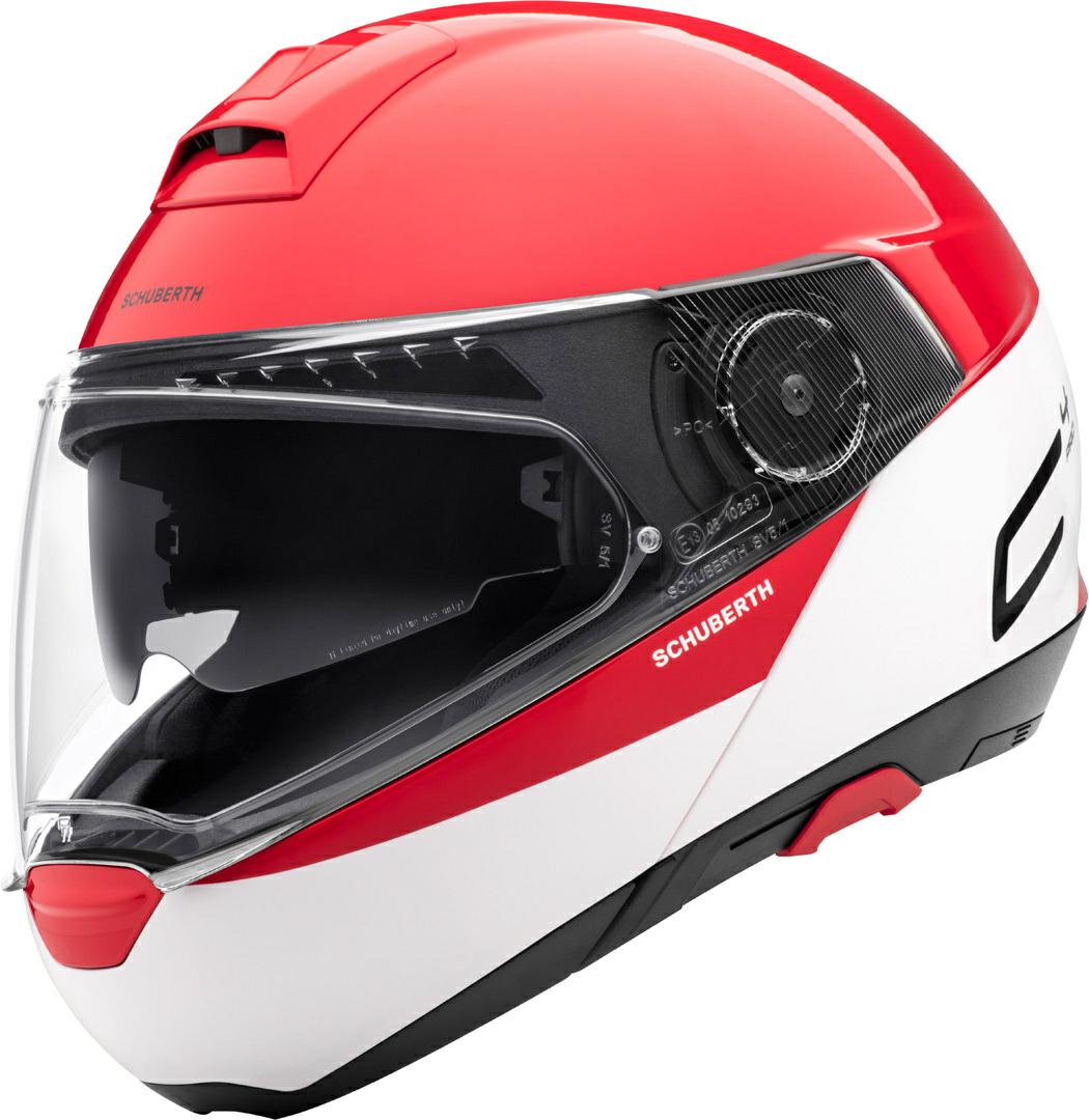 Prilba Schuberth C4 Pro M Swipe Red