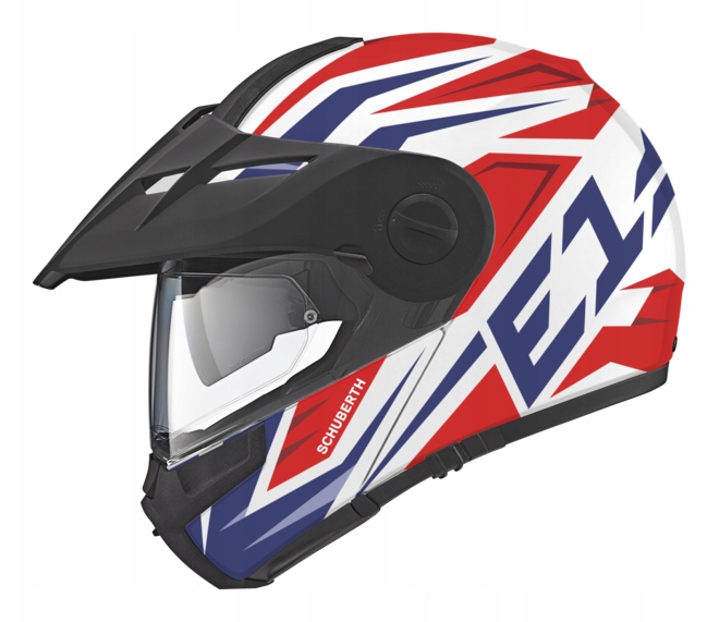 Prilba Schuberth E1 Tuareg červeno-modrá
