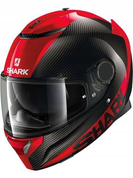 Prilba Shark Spratan Carbon Skin red XL
