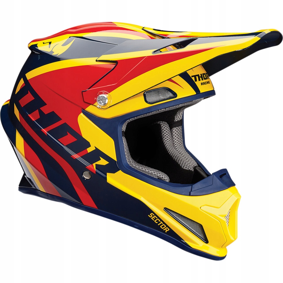 Prilba THOR Sector Ricochet Red 0110-5174 M