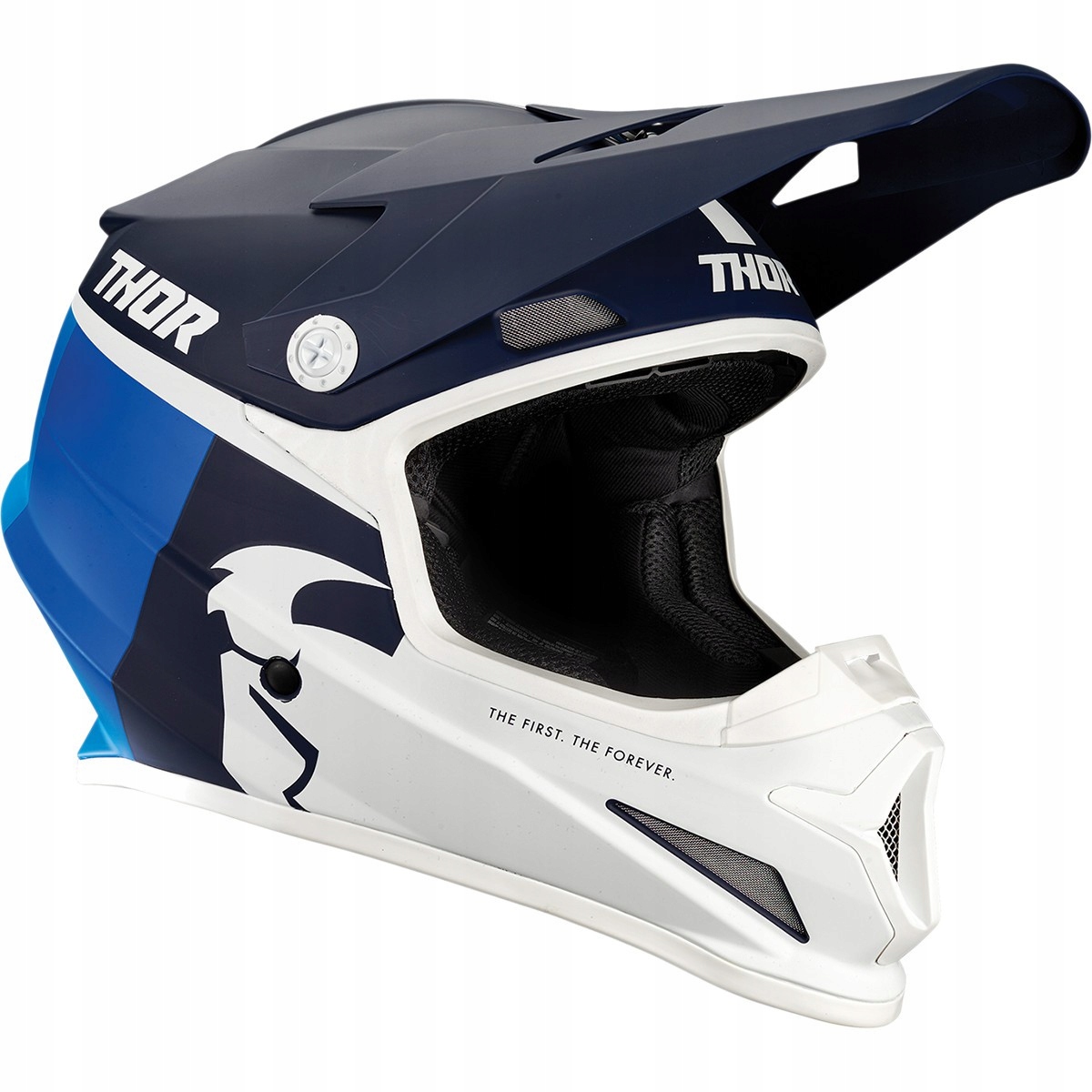 Prilba Thor Sector Racer námornícka / modrá 4XL