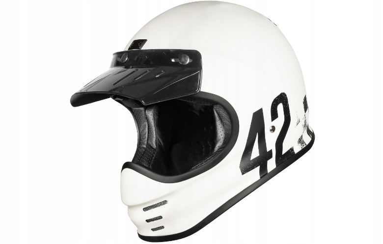 Prilba VIRGO DANNY Matt White ORIGINE S CAFE RACER