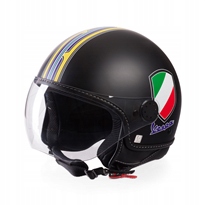 Prilba Vespa V-STRIPES čierna veľkosť S
