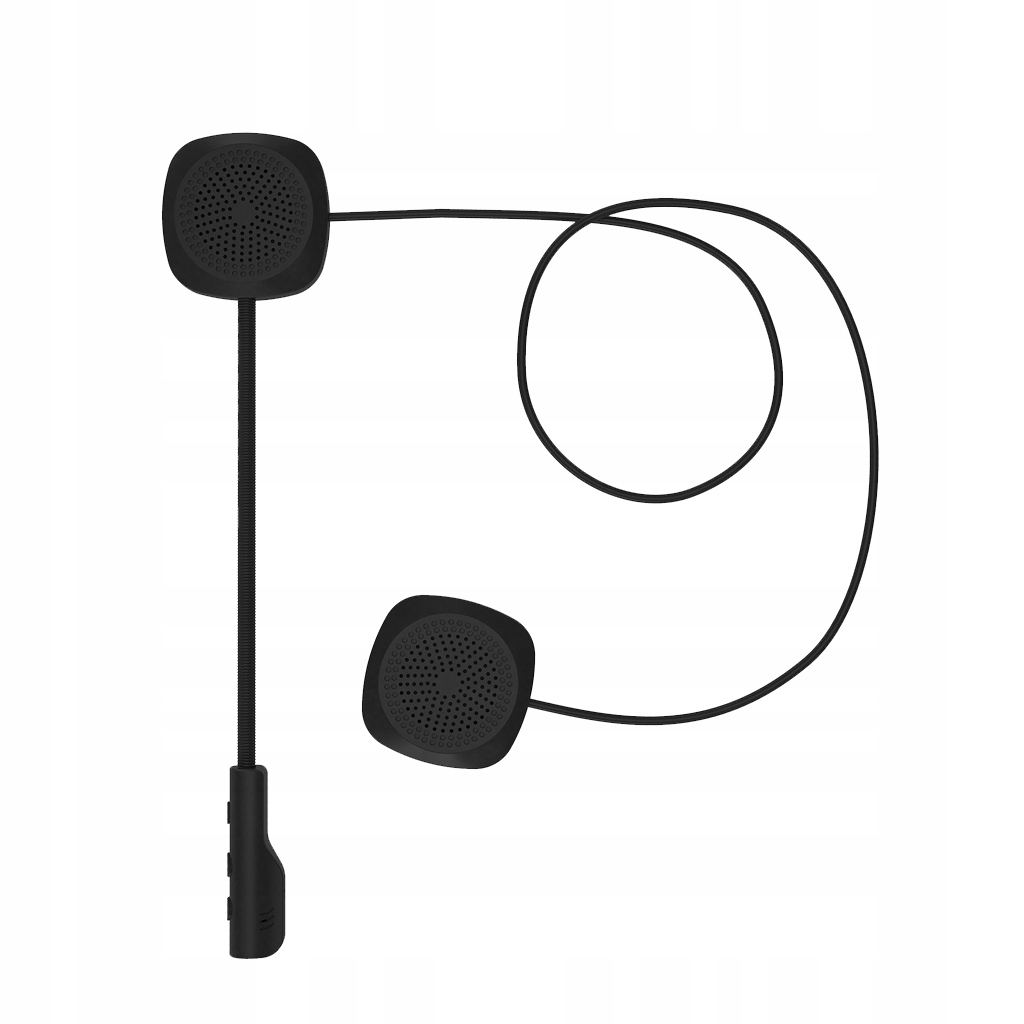 Prilba Bluetooth headset čierna