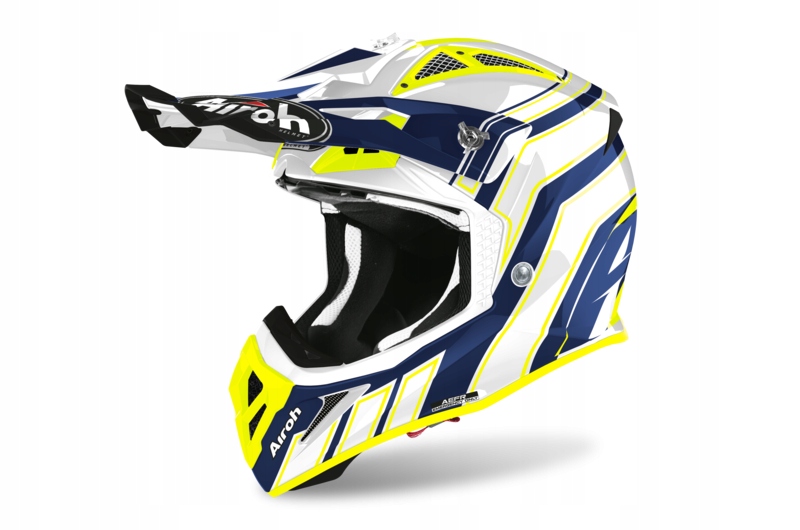 Prilba ENDURO AIROH AVIATOR ACE ART BLUE M.