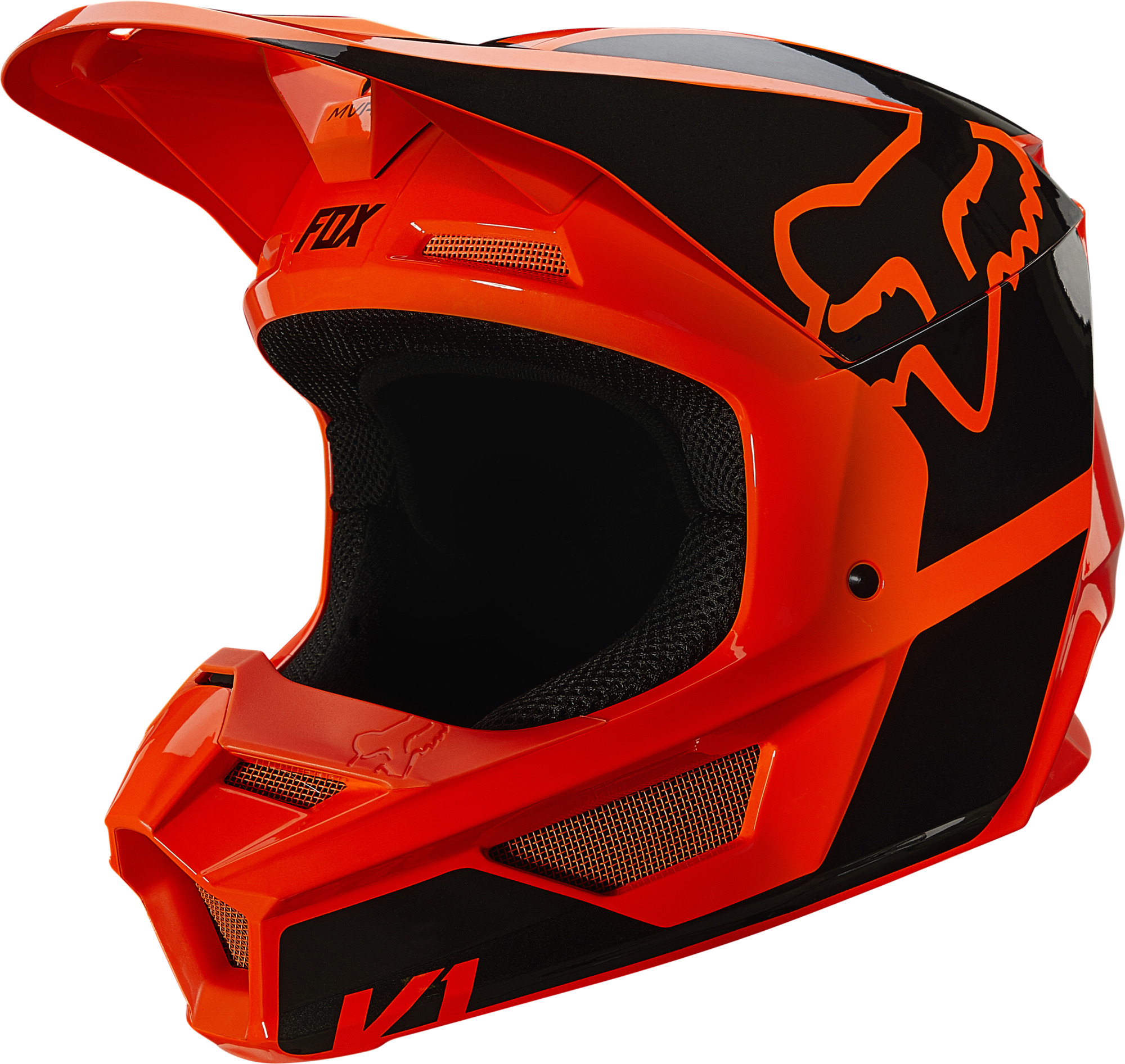 Prilba Fox V-1 Revn Orange L.