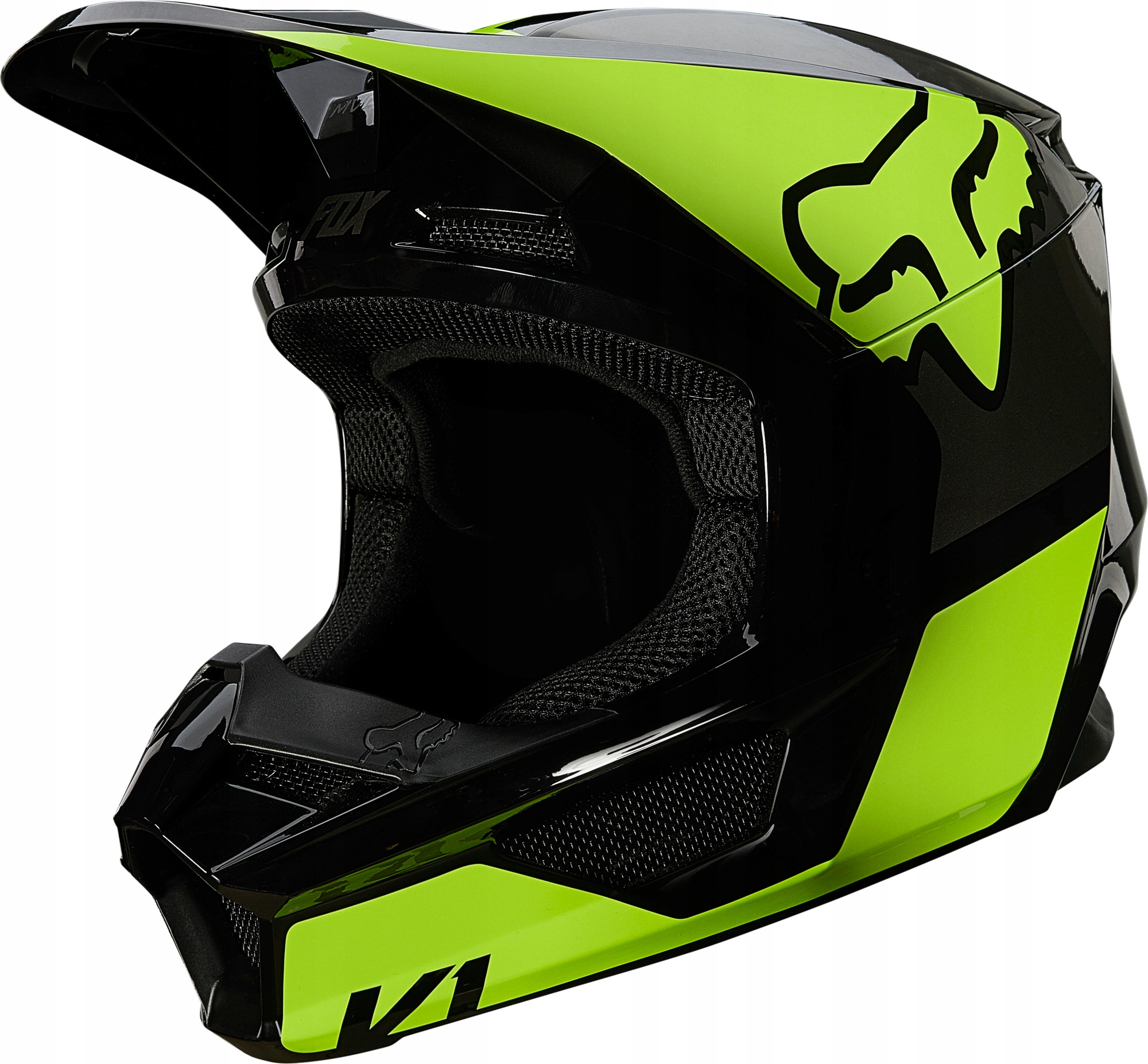 Prilba Fox V-1 Revn Yellow L.