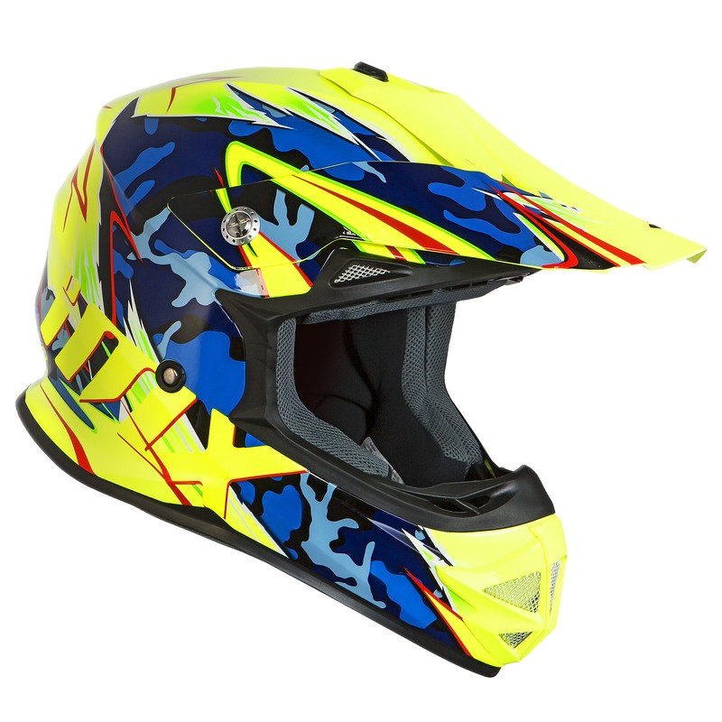 Detská prilba IMX FMX-01 CAMO FLO YELLOW L YL