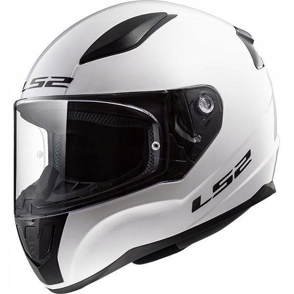 Detská motocyklová prilba LS2 Solid White L