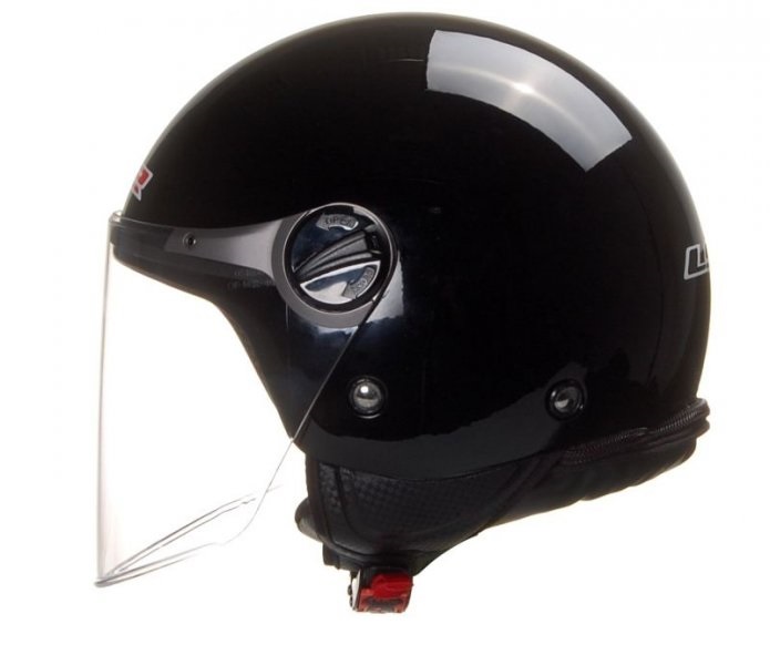 Detská moto prilba LS2 Black S