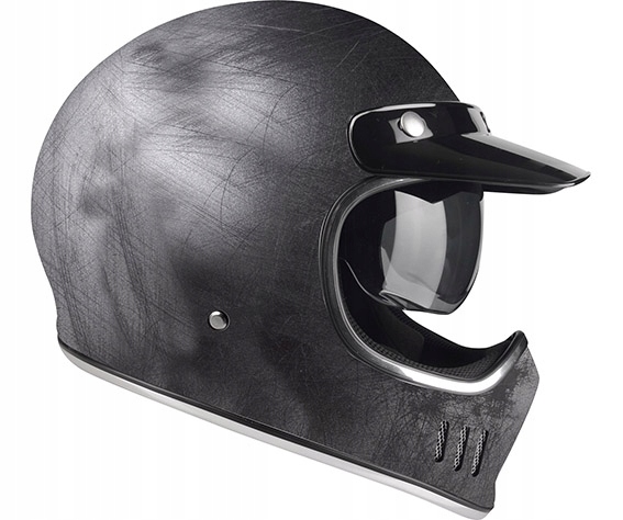Enduro prilba Lazer Cross TT Cafe Racer alu mat L