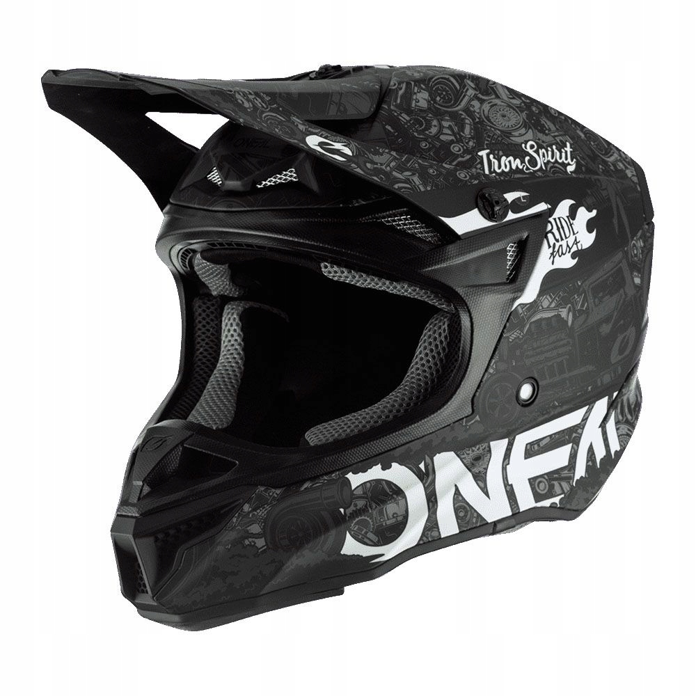 O'Neal 5SERIA čiernobiela OFFROAD S enduro prilba