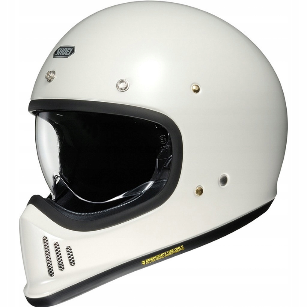 SHOEI EX-ZERO WHITE WHITE enduro prilba M