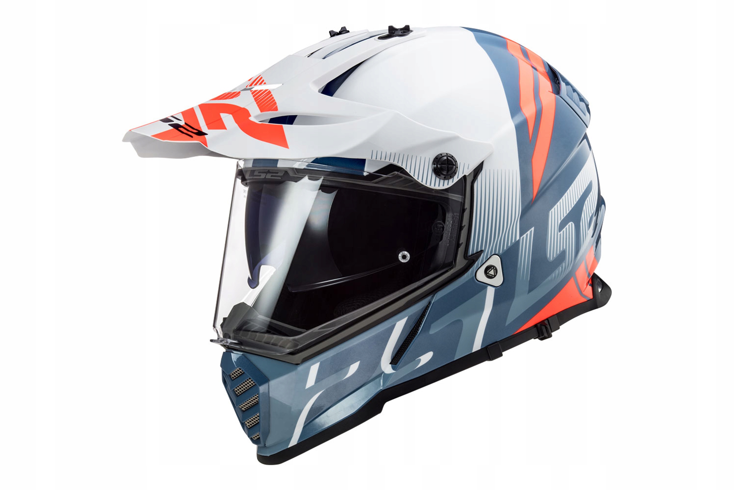 Prilba Enduro Adventure LS2 Pioneer Evo so štítom 3XL