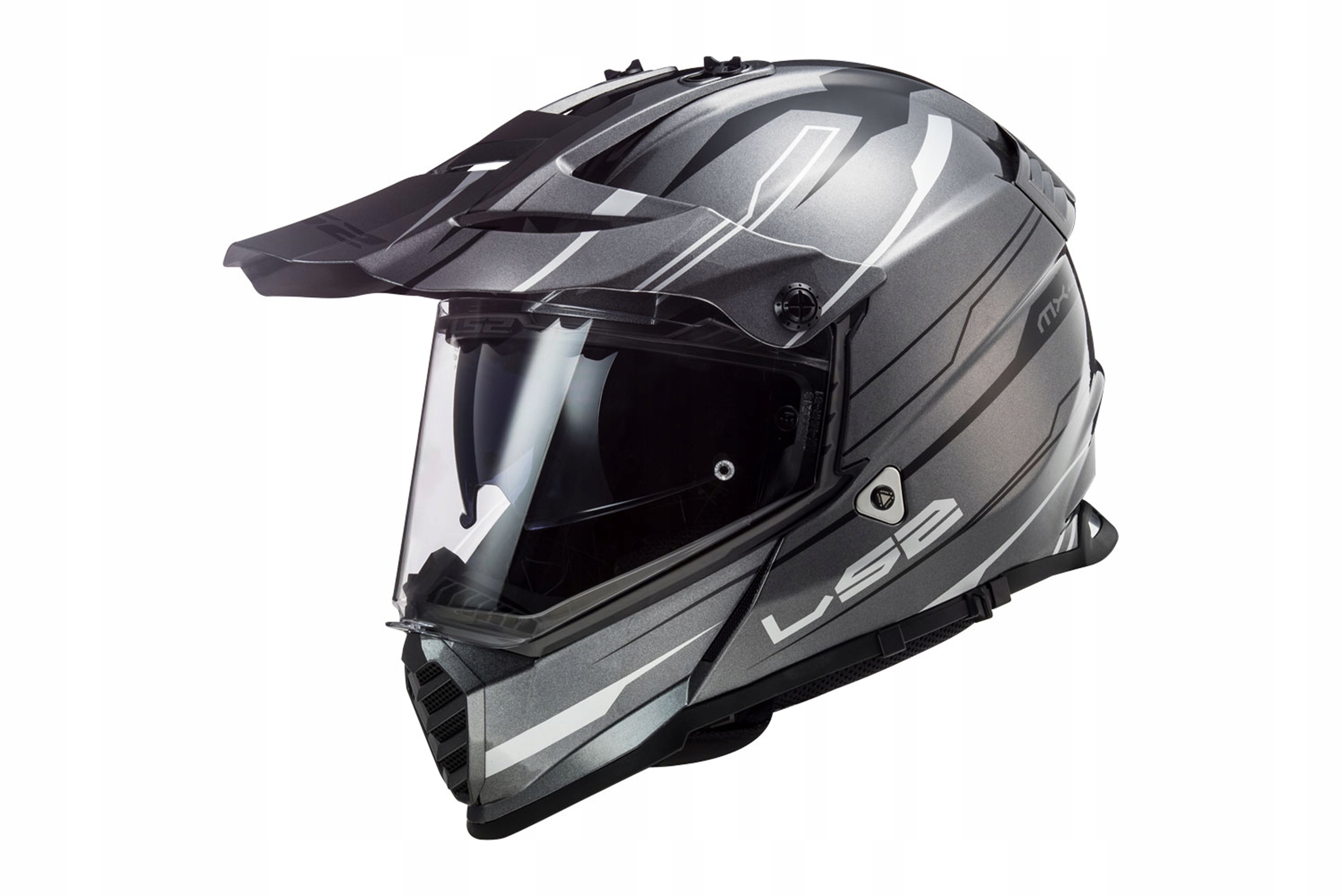 Prilba Enduro Adventure LS2 Pioneer Evo so štítom XS