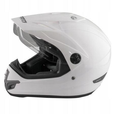 Crossová prilba A-PRO ATLANTA Enduro White L