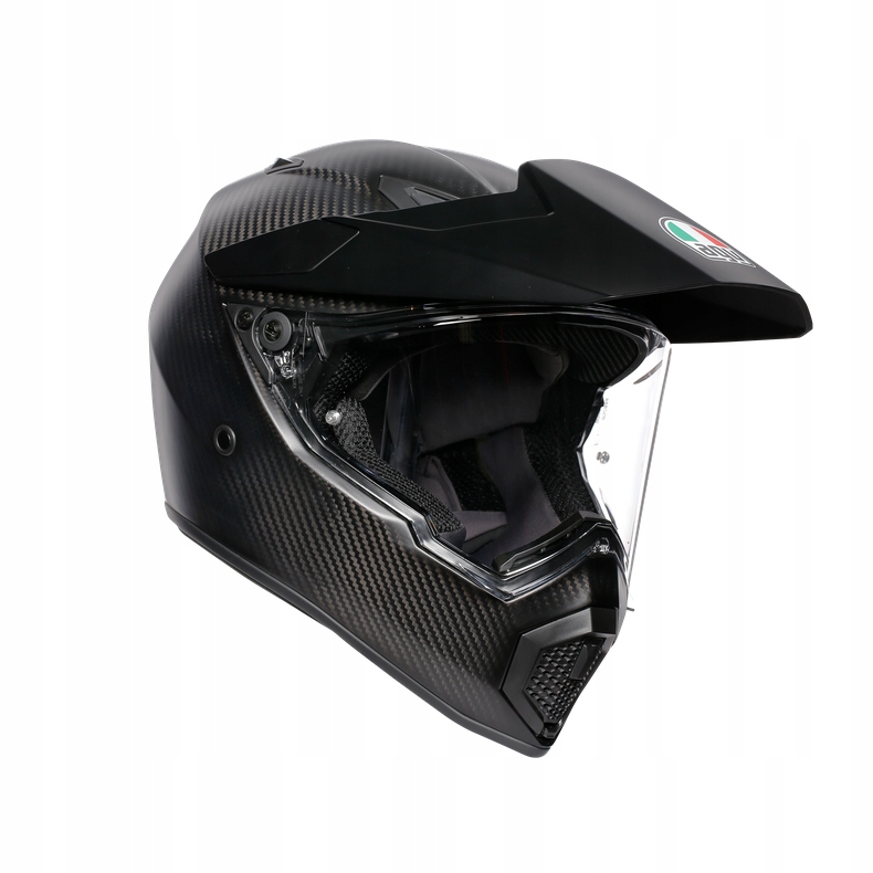Integrovaná prilba AGV AX9 E2205 uhlíková rohož ML