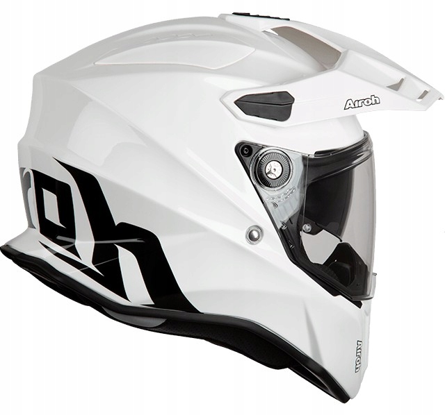 Integrovaná prilba AIROH COMMANDER WHITE GLOSS L
