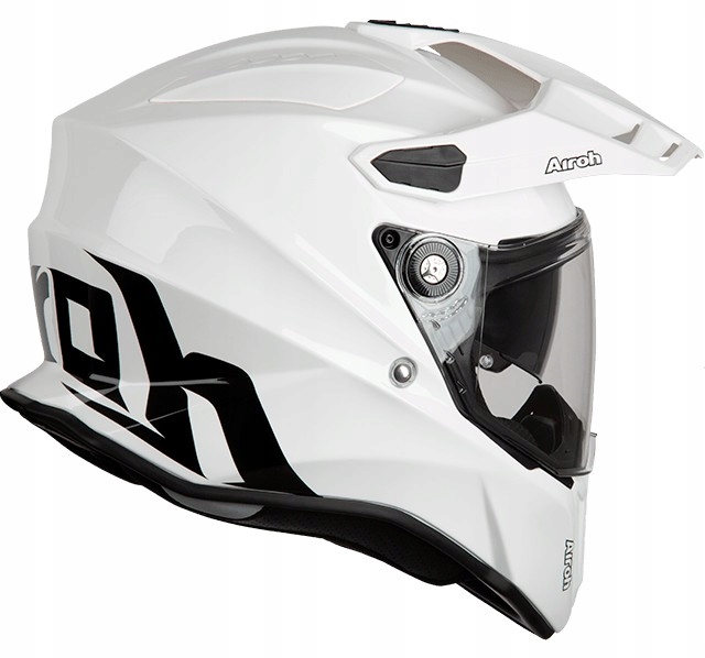Integrovaná prilba AIROH COMMANDER WHITE GLOSS S