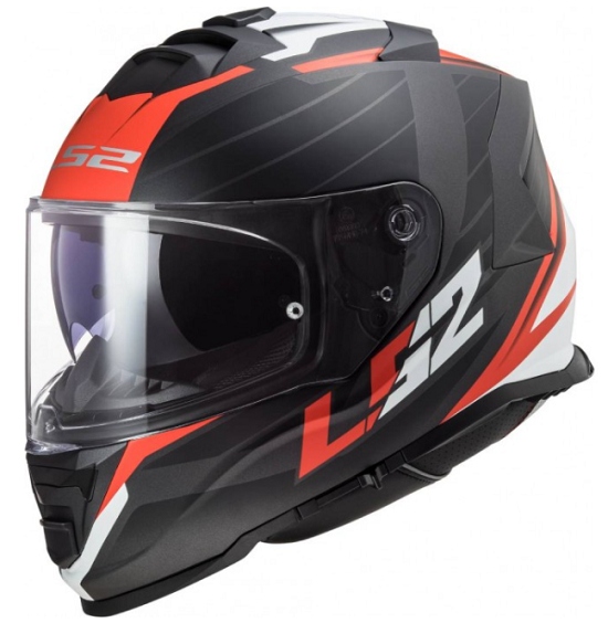 Integrovaná prilba LS2 FF800 STORM NERVE MAT RED M