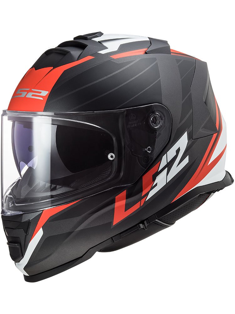 Celotvárová prilba LS2 FF800 Storm (nervovo čierno-červená)