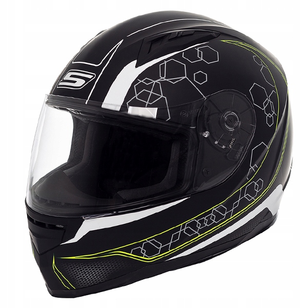 Integrovaná prilba S-Line S448 čierna / fluo veľkosť Ľ
