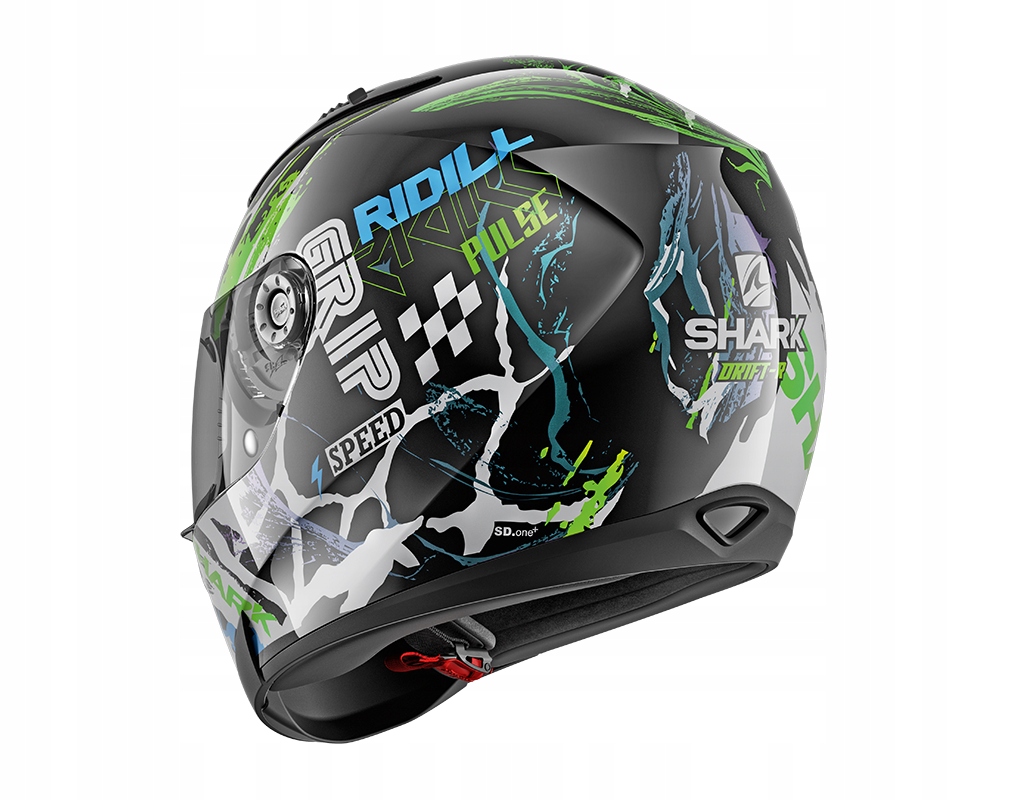 Integrovaná prilba SHARK RIDILL DRIFT-R GREEN čierna M