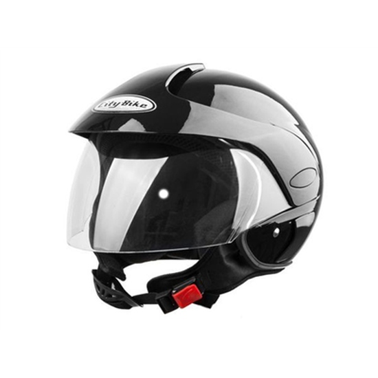 Moto prilba WL-703 čierny lesk L