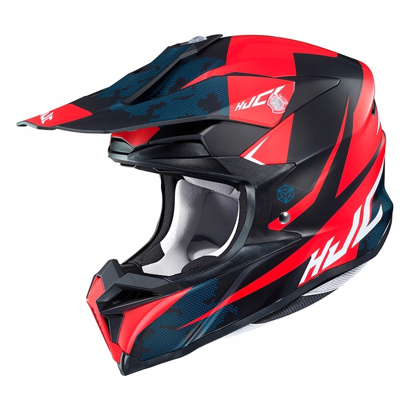 Moto terénna prilba HJC i50 TONA Red Semi-matná XL