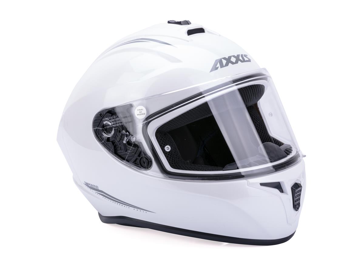 Moto prilba AXXIS DRAKEN A0 biela veľkosť XXL