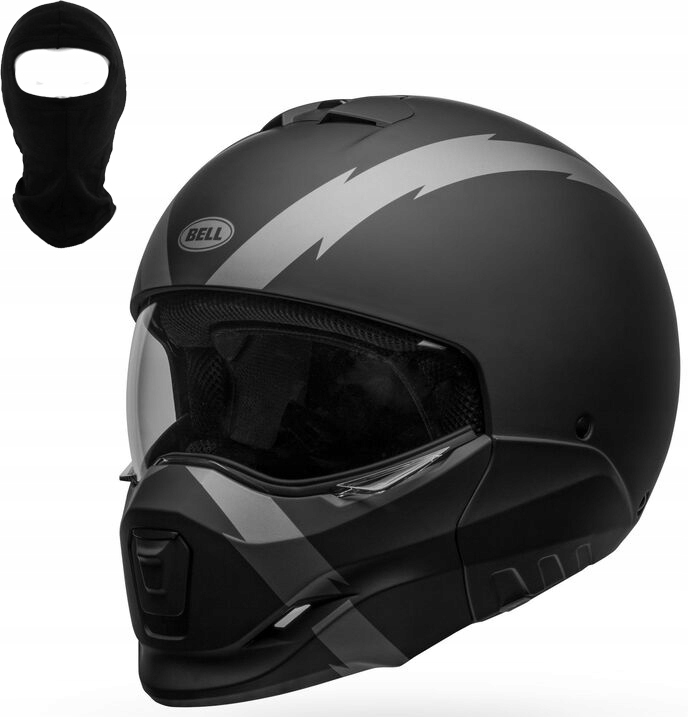 Moto prilba Bell Broozer ARC MATTE ČIERNA / ŠEDÁ