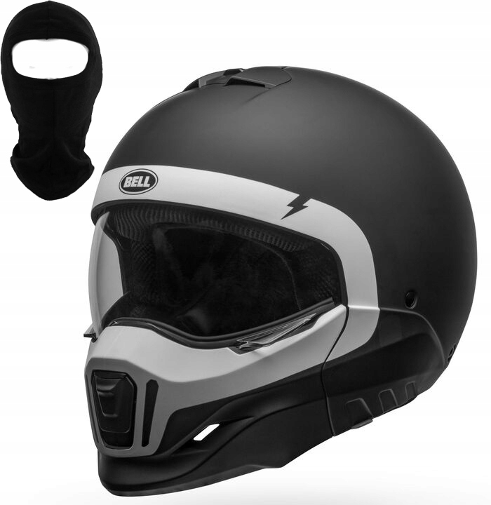 Moto prilba Bell Broozer CRANIUM BLACK / WHITE