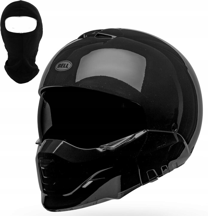 Moto prilba Bell Broozer SOLID BLACK + ZADARMO!