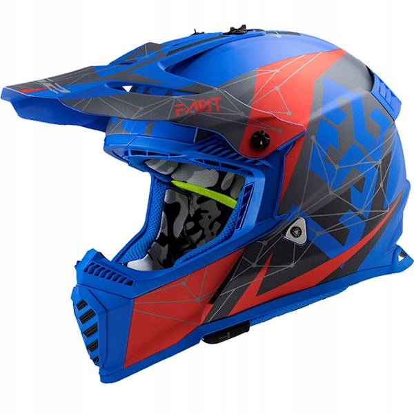 Prilba Motocyklová kríž LS2 Fast Alpha Blue L.