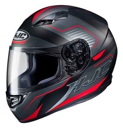 Moto prilba HJC CS-15 TRION sivá červená S