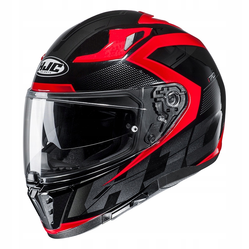 Moto prilba HJC I70 ASTO čierna červená XL